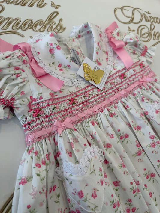 Luxe Floral Smocked Pyjamas/Set