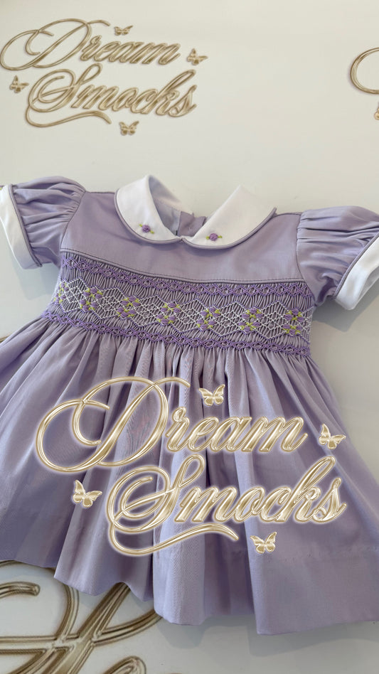 Lilac Smocked Dress