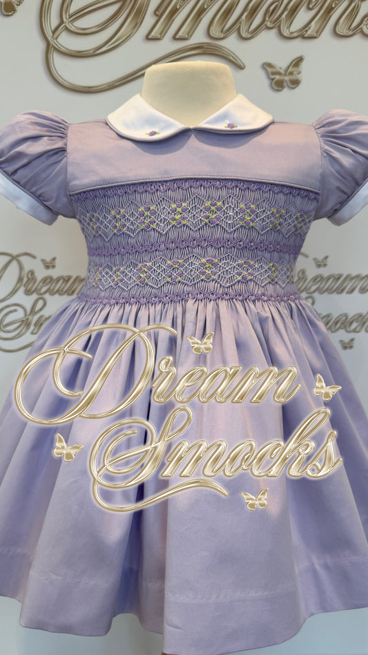 Lilac Smocked Dress
